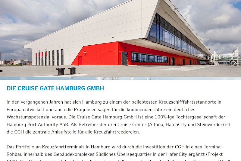 cruise gate hamburg login